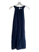 THML Size Medium Navy Rayon Blend Sleeveless Round Neck Lined Knee length Dress Navy / Medium