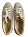 Paul Green Shoe Size 8 Gray Leather Low Top lace up Sneaker Shoes Gray / 8
