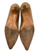 Manolo Blahnik Shoe Size 40 Taupe Beige Suede Kitten Heel Loafer Pumps Taupe Beige / 40