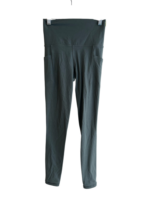 Athleta Size XXS Green Nylon Blend High Rise seam detail Side Pockets Leggings Green / XXS