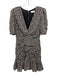 ASTR The Label Size Small Pink, Green, Black Polyester Short Sleeve Floral Dress Pink, Green, Black / Small