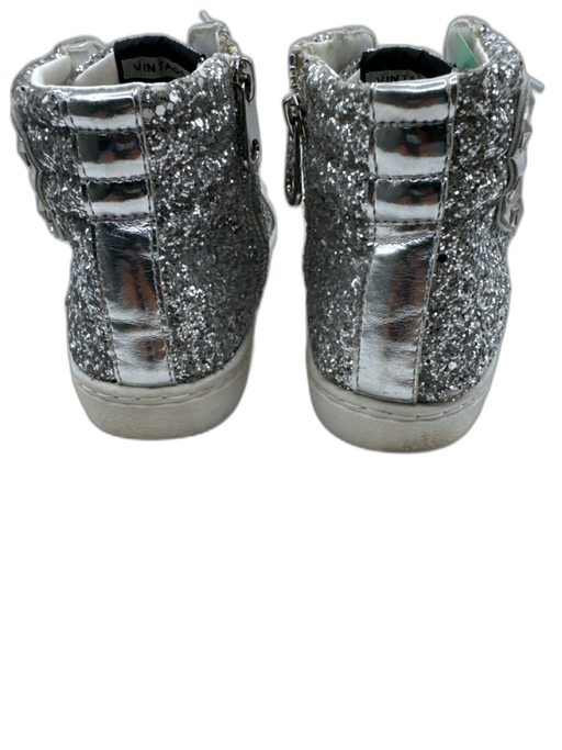 Vintage Havana Shoe Size 6.5 White Silver Leather Upper Lace Up stars Sneakers White Silver / 6.5