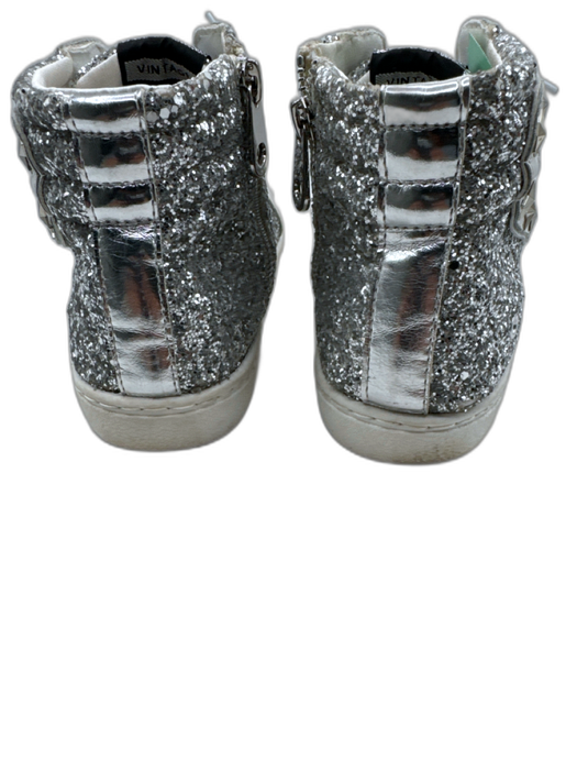 Vintage Havana Shoe Size 6.5 White Silver Leather Upper Lace Up stars Sneakers White Silver / 6.5