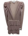 Sabrina Musayev Size XS Pink Missing Fabric Tag Metallic Thread V Neck Dress Pink / XS