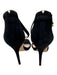 Sam Edelman Shoe Size 7 Black Leather Upper Suede Platform Ankle Buckle Sandals Black / 7