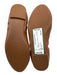 Tory Burch Shoe Size 8 Brown Leather Ballet Flat Floral Ruffles Flats Brown / 8