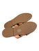Madewell Shoe Size 7.5 Brown Leather Upper Rubber Sole Cross Strap Sandal Shoes Brown / 7.5