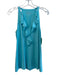 Lily Pulitzer Size Small Blue 100% Pima Cotton Acid burn out Ruffle Detail Top Blue / Small
