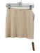 Reformation Size XS Pale Pink Polyester Elastic Waist Rib Knit Mini Skirt Pale Pink / XS