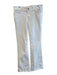 Paige Size 34 White Cotton Blend 5 Pocket Zip Fly High Rise Boot Cut Jeans White / 34