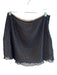Meshki Size Medium Black Polyester Side Zip lined Textured Mini Skirt Black / Medium