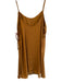 Intimately Free People Size XS Pumpkin Polyester Scoop Back Tie at Side Dress Pumpkin / XS