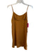 Intimately Free People Size XS Pumpkin Polyester Scoop Back Tie at Side Dress Pumpkin / XS