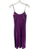 Wilfred Size 4 Purple Polyester Satin Bow Detail Spaghetti Strap Midi Dress Purple / 4