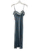 Reformation Size S Blue, Pink, Green Silk Spaghetti Strap Floral Midi Dress Blue, Pink, Green / S