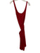 Reformation Size S Red Tencel Blend Sleeveless Wrap Midi Dress Red / S