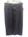 Madewell Size 29 Charcoal Black Cotton Denim Front Slit Button & Zip Fly Skirt Charcoal Black / 29