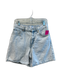 MNG Size 4 Light Wash Cotton High Rise Zip Flap Closure 5 Pocket Shorts Light Wash / 4