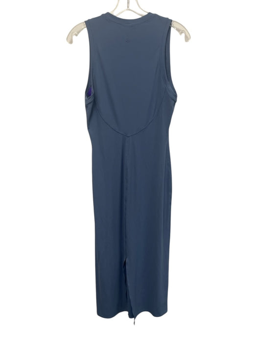 Lululemon Size 8 Slate Blue Nylon Blend Sleeveless Ribbed Seam Detail Dress Slate Blue / 8