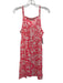 Lilly Pulitzer Size M Pink & White Cotton Shellfish Print Braided detail Dress Pink & White / M