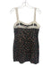 For Love & Lemons Size M Black, Green & Red Cotton Blend Floral Bow Detail Dress Black, Green & Red / M