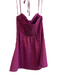 Le Lis Size Medium Wine Polyester Blend Tie at Neck Side Zip Dress Wine / Medium