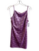 Le Lis Size Large Purple Polyester Adjustable Spaghetti Straps Square Neck Dress Purple / Large