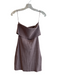 Le Lis Size Medium Taupe Rayon Blend Strapless Ribbed Above knee Body Con Dress Taupe / Medium