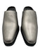Free People Shoe Size 37 Silver Leather Upper Metallic Almond Toe Slip On Mules Silver / 37