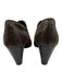 Amalfi by Rangoni Shoe Size 9 Dark Brown Leather Upper Lizard Print Loafers Dark Brown / 9