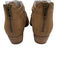 Seychelles Shoe Size 7.5 Dusty Brown Leather Upper Woven Detail Back Zip Booties Dusty Brown / 7.5