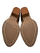 Seychelles Shoe Size 7.5 Dusty Brown Leather Upper Woven Detail Back Zip Booties Dusty Brown / 7.5
