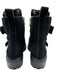 Paige Shoe Size 8 Black Leather Upper Shearling Detail Buckle Side Zip Boots Black / 8