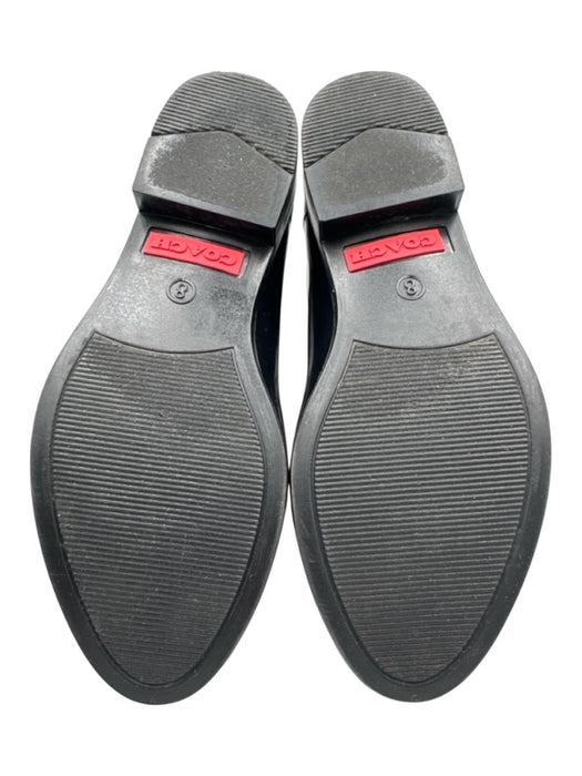 Coach Shoe Size 8 Black, Gray & Red Rubber Upper Elastic Side Logo Motif Boots Black, Gray & Red / 8