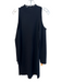 ASTR Size Large Black Viscose Blend Ribbed Knit Long Sleeve high neck Dress Black / Large