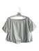 We The Free Size Small Mint Polyester Short Sleeve Wide Neck Bubble Hem Top Mint / Small