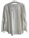 Theory Size Large White Cotton Voile Half Button Top White / Large