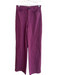 Madewell Size 25 Plum Cotton Blend 4 Pocket Zip Fly Wide Leg High Waist Pants Plum / 25