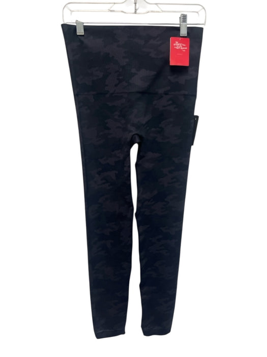 Spanx Size XL Gray & Black Nylon Blend Camo High Rise Full Length Leggings Gray & Black / XL