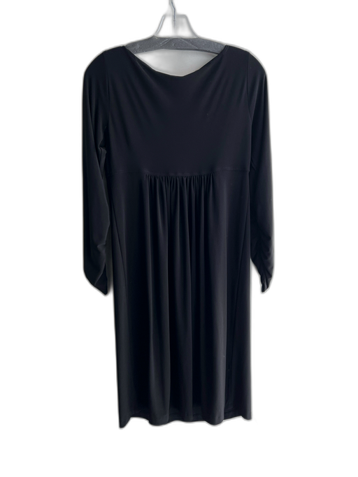 Norma kamali Size Medium Black Polyester Blend Scoop Neck Long Sleeve Dress Black / Medium