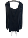 Mable Size L Black Missing Fabric Tag Smocked Off Shoulder Mini Dress Black / L
