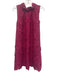 Abbey Glass Size L Magenta Pink Polyester Lace Overlay flower applique Dress Magenta Pink / L