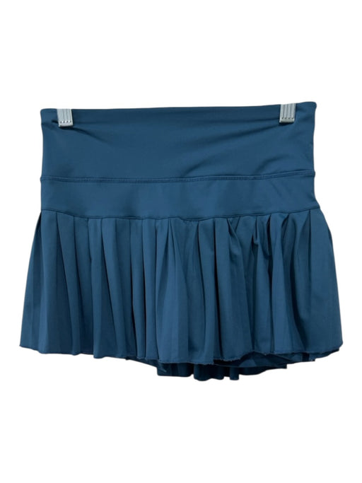 Goldhinge Size Est S Dark Blue Missing Fabric Tag Elastic Waistband Skirt Dark Blue / Est S