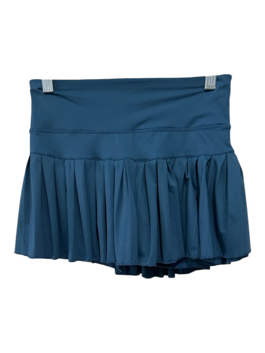 Goldhinge Size Est S Dark Blue Missing Fabric Tag Elastic Waistband Skirt Dark Blue / Est S