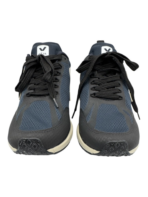 Veja Shoe Size 7 Black & White Synthetic Lace Up Round Toe Runner Shoes Black & White / 7