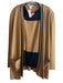 Exclusively Misook Size XL Brown & Black Acrylic Knit Round Neck Sweater Set Brown & Black / XL