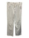 Zara Size 8 Ivory White Cotton Blend Mid Rise Straight Leg Jeans Ivory White / 8