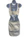 Zara Size L Cream White Cotton & Polyester Sleeveless Corset Front Cut Out Dress Cream White / L