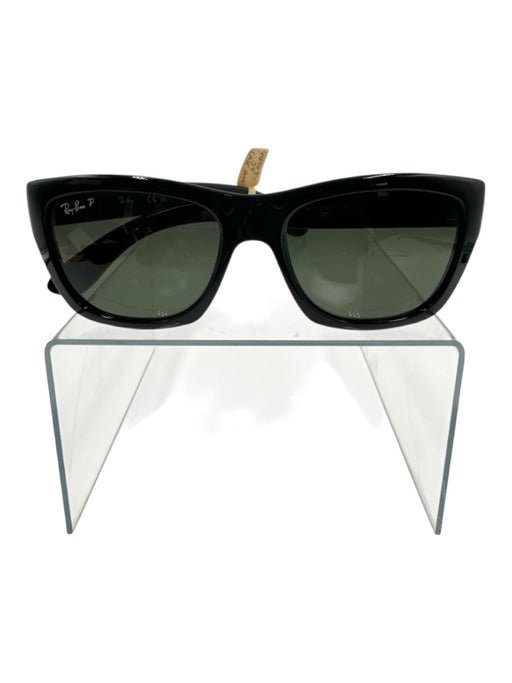 Ray Ban Black Acetate Tinted Polarized Sunglasses Black