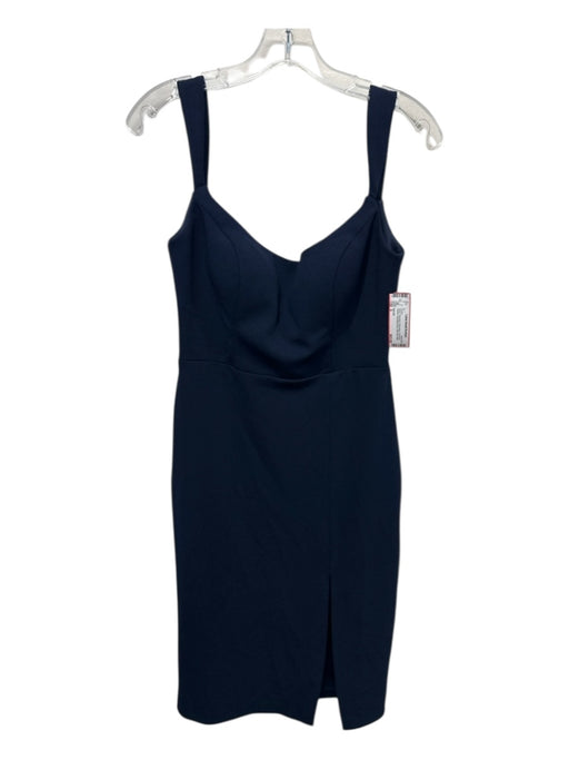 BHLDN Size 6 Navy Polyester Sleeveless Princess Seams Rounded neck Dress Navy / 6